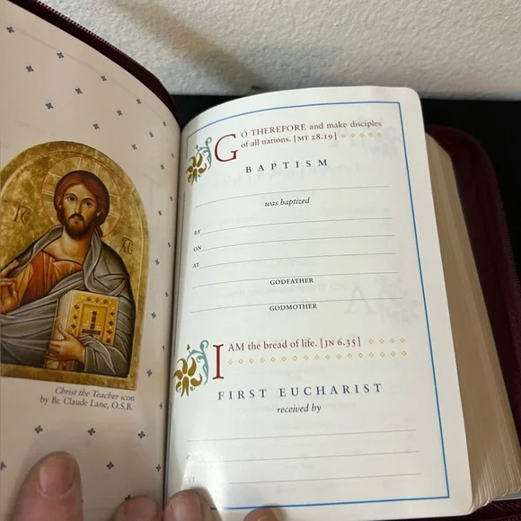 The Holy Bible Revised Standard Version Catholic Edition. Zipper Case Bible. - Picture 6 of 13